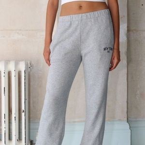 BRANDY MELVILE ROSA New York City Sweatpants
